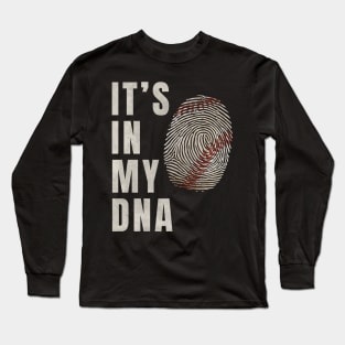 Baseball is my DNA | Baseballer Long Sleeve T-Shirt